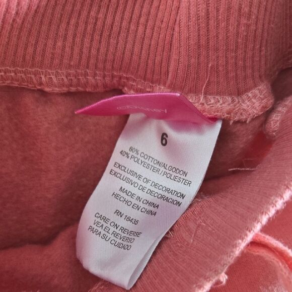 Disney Pink and White Sweatpants with Elastic Cuffs - Picture 2 of 5